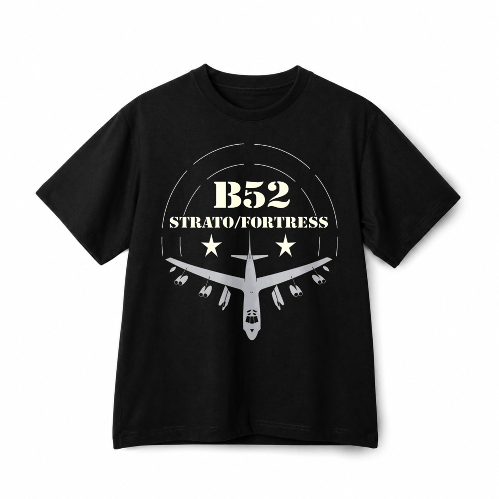 B‑52 Stratofortress Bomber Patriotic Retro Graphic Cotton T‑Shirt Unisex