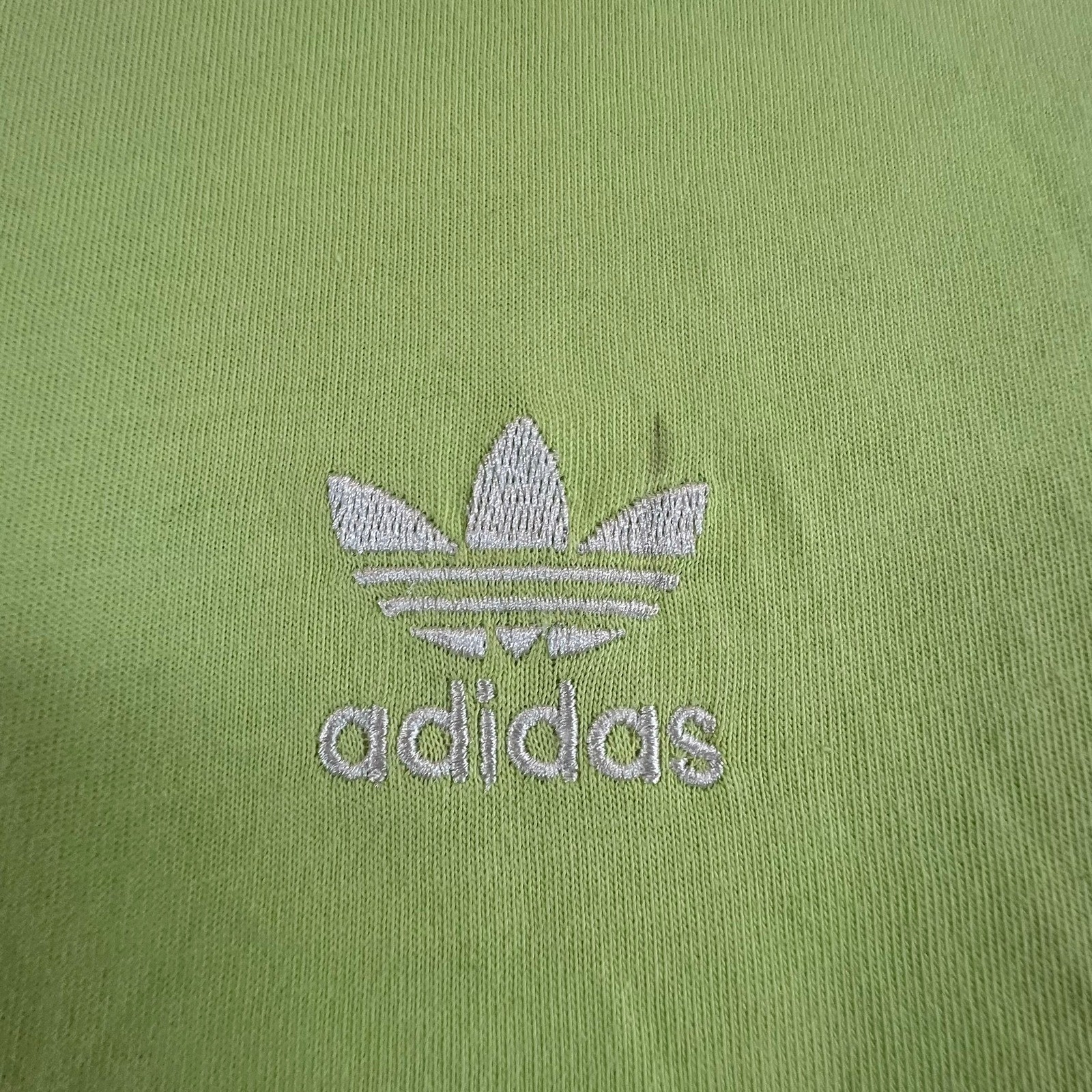 Adidas Essential Tee Mens 2XL Pulse Lime Green Trefoil Logo IL2520 NWT