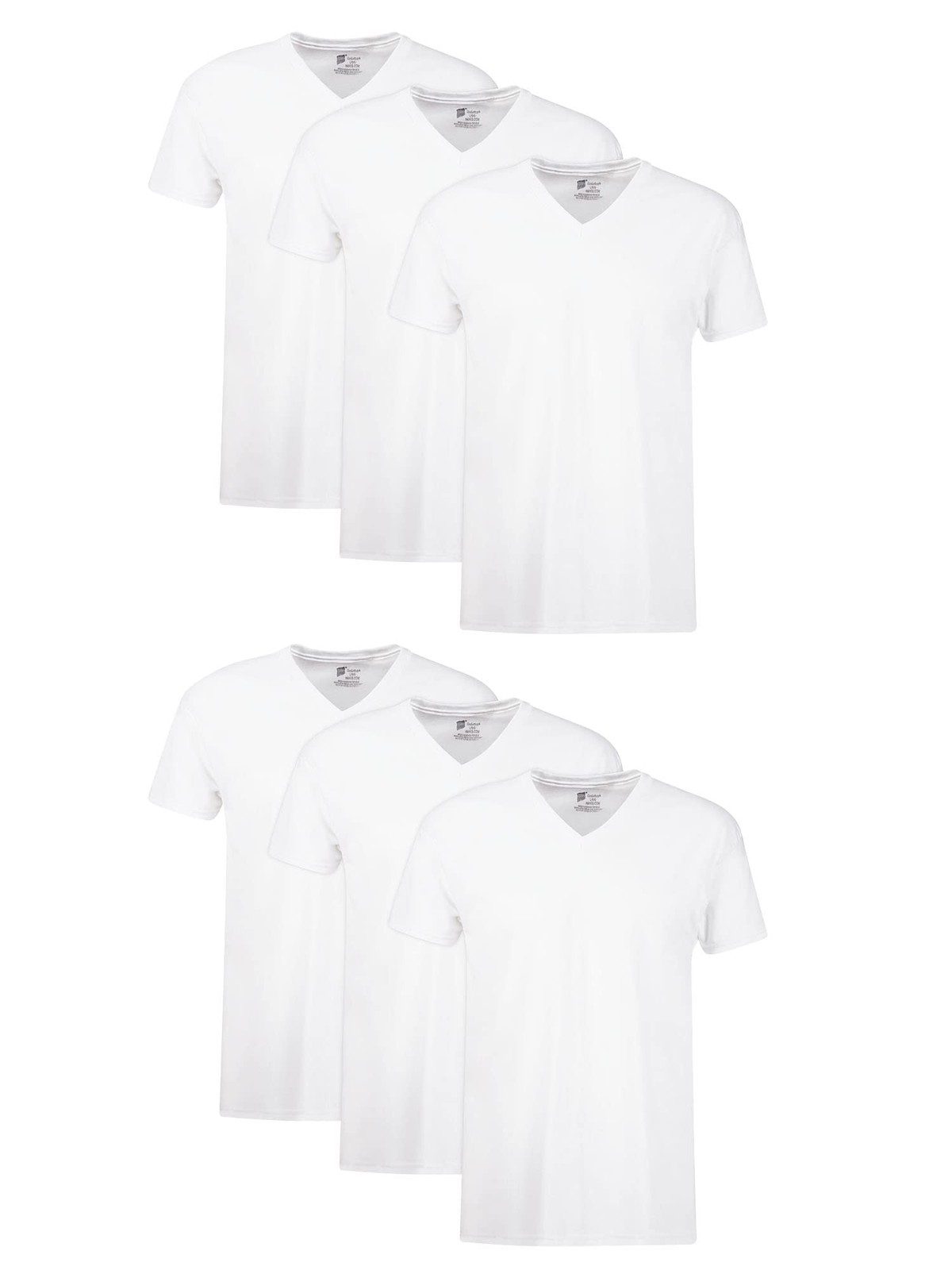 Hanes Mens Cotton, Moisturewicking Vneck Tee Undershirts, Multiple Packs And …