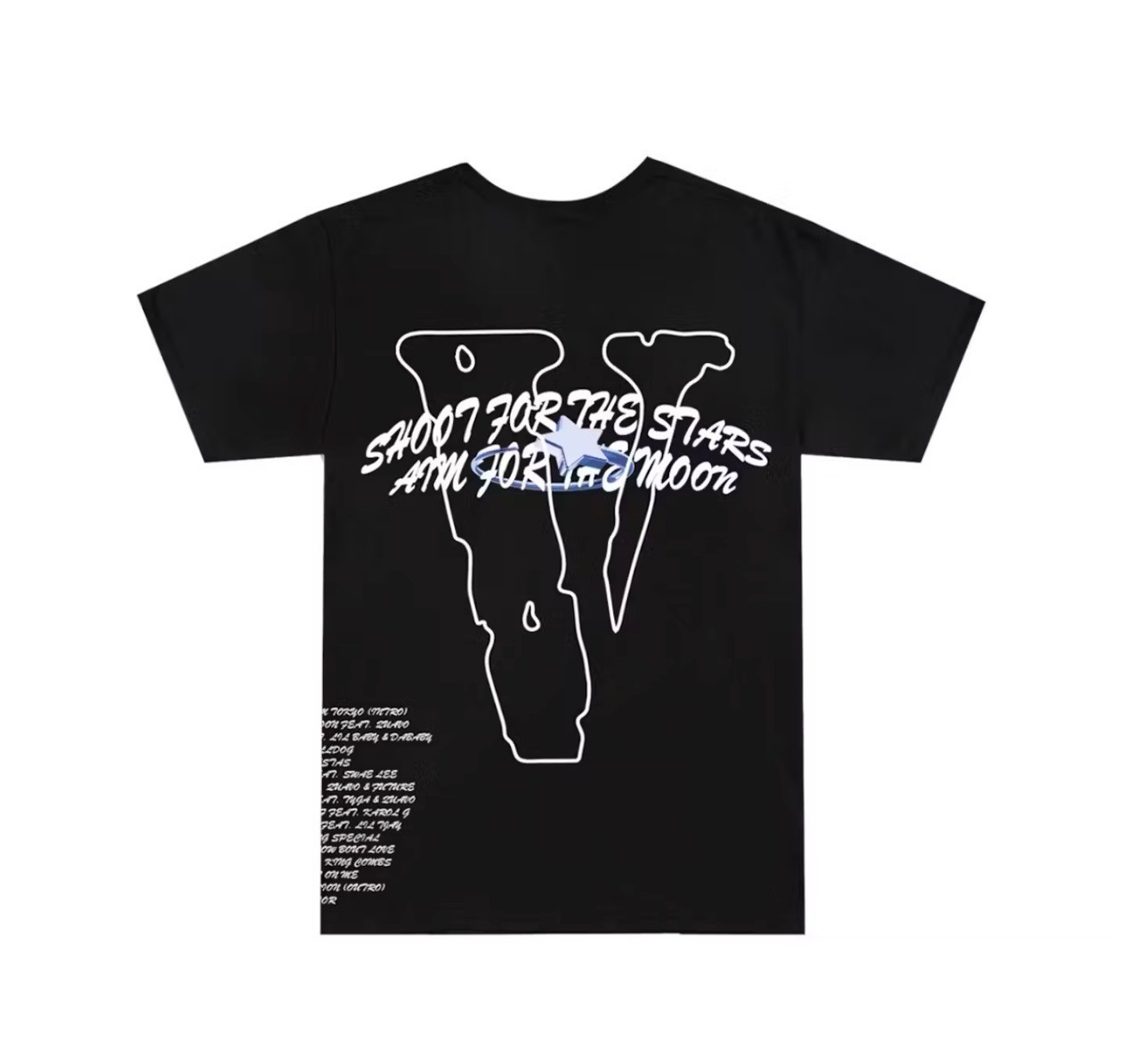 Vlone x Pop Smoke Tracklist Tee SS20 Men’s Sizes S-XL