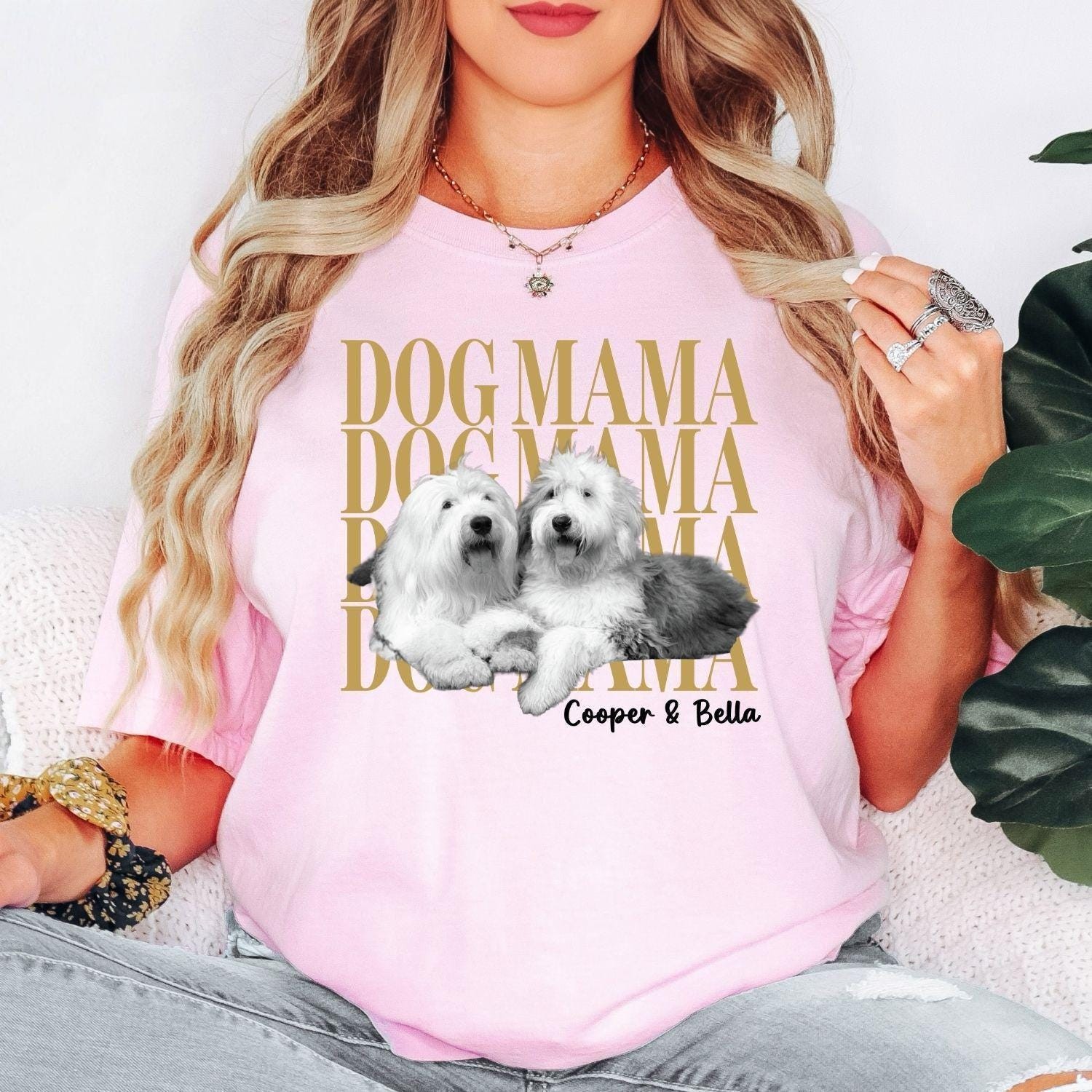 Custom Pet Photo Shirt Personalized Dog Cat Graphic Tee with Name Gift