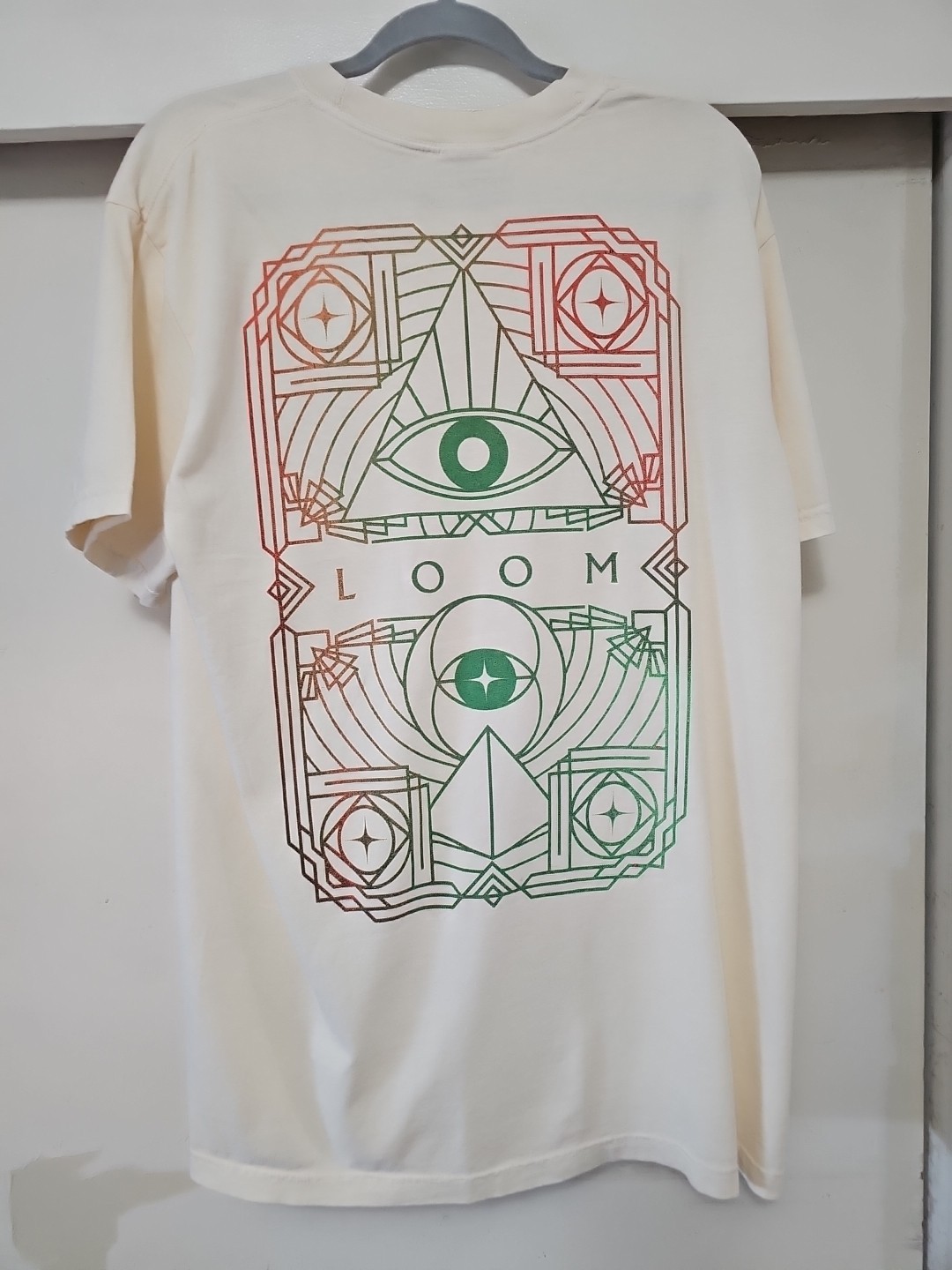 Imagine Dragons Loom Alt Merch Studio Album Unisex Ivory TShirt SZ Large
