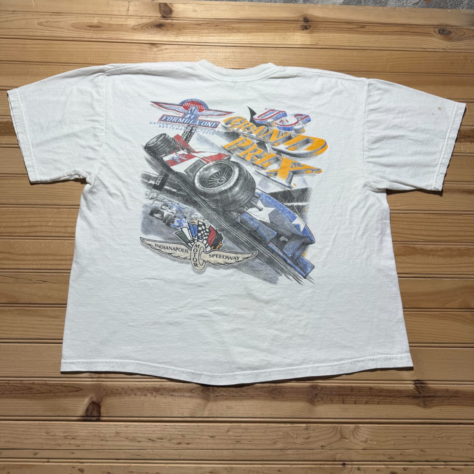 Vintage Y2K Formula One United States Grand Prix Indianapolis Motor T-Shirt – XL