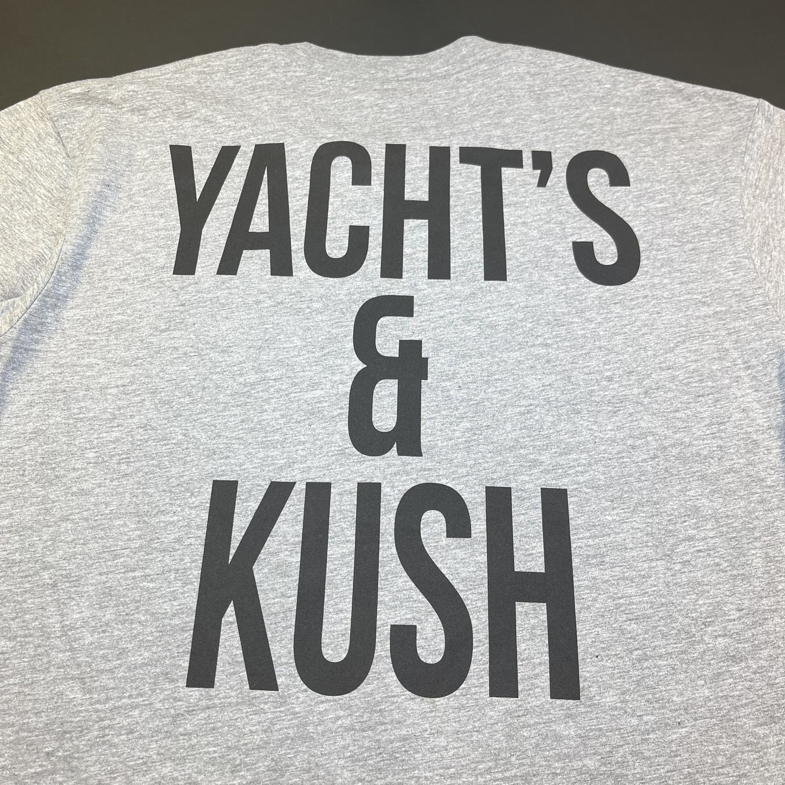 NEW KUSH RUSH YACHT’S & KUSH BOAT T SHIRT Sz L Cigar Smoke Weed Pot Marijuana