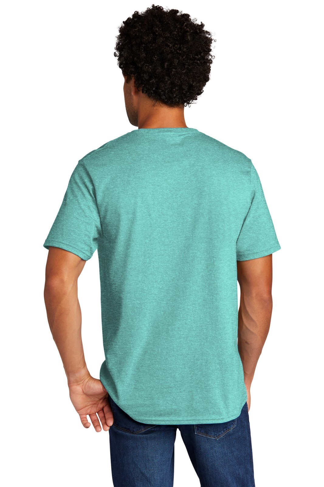 Port & Company PC330 Mens Short Sleeve Tri Blend Crew Neck Stylish T-Shirt