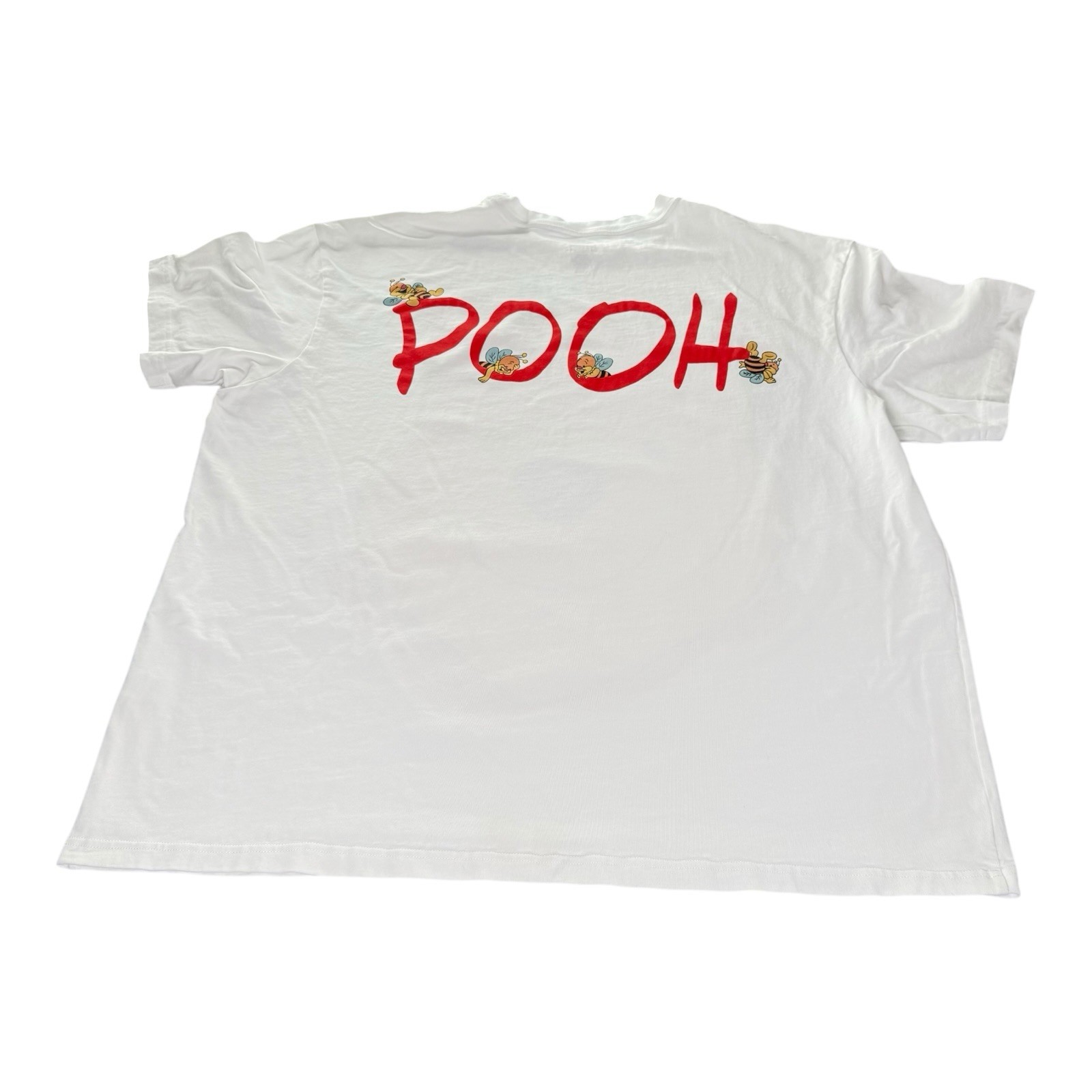 Disney Winnie The Pooh Face Graphic T Shirt Mens 3XL White Short Sleeve Tee