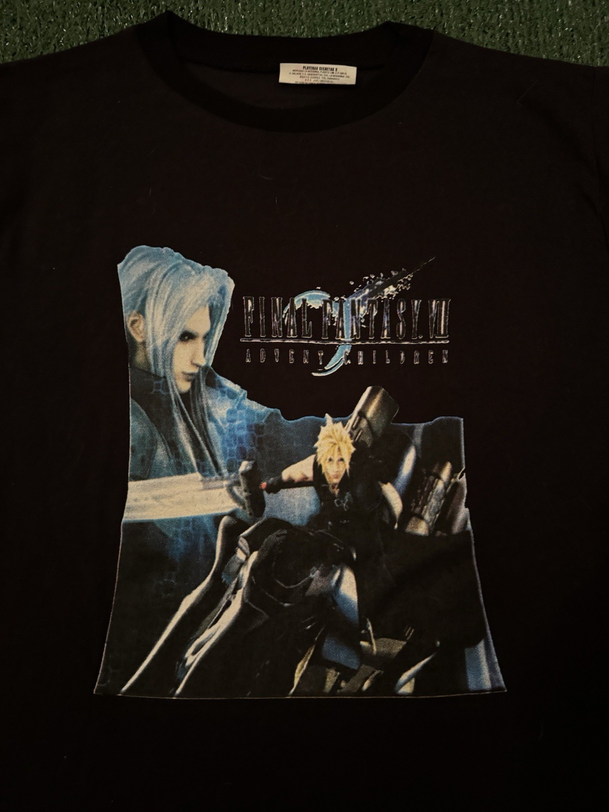 VTG Final Fantasy 7 Shirt Video Game Promo Cloud Sephiroth Advent Children RARE