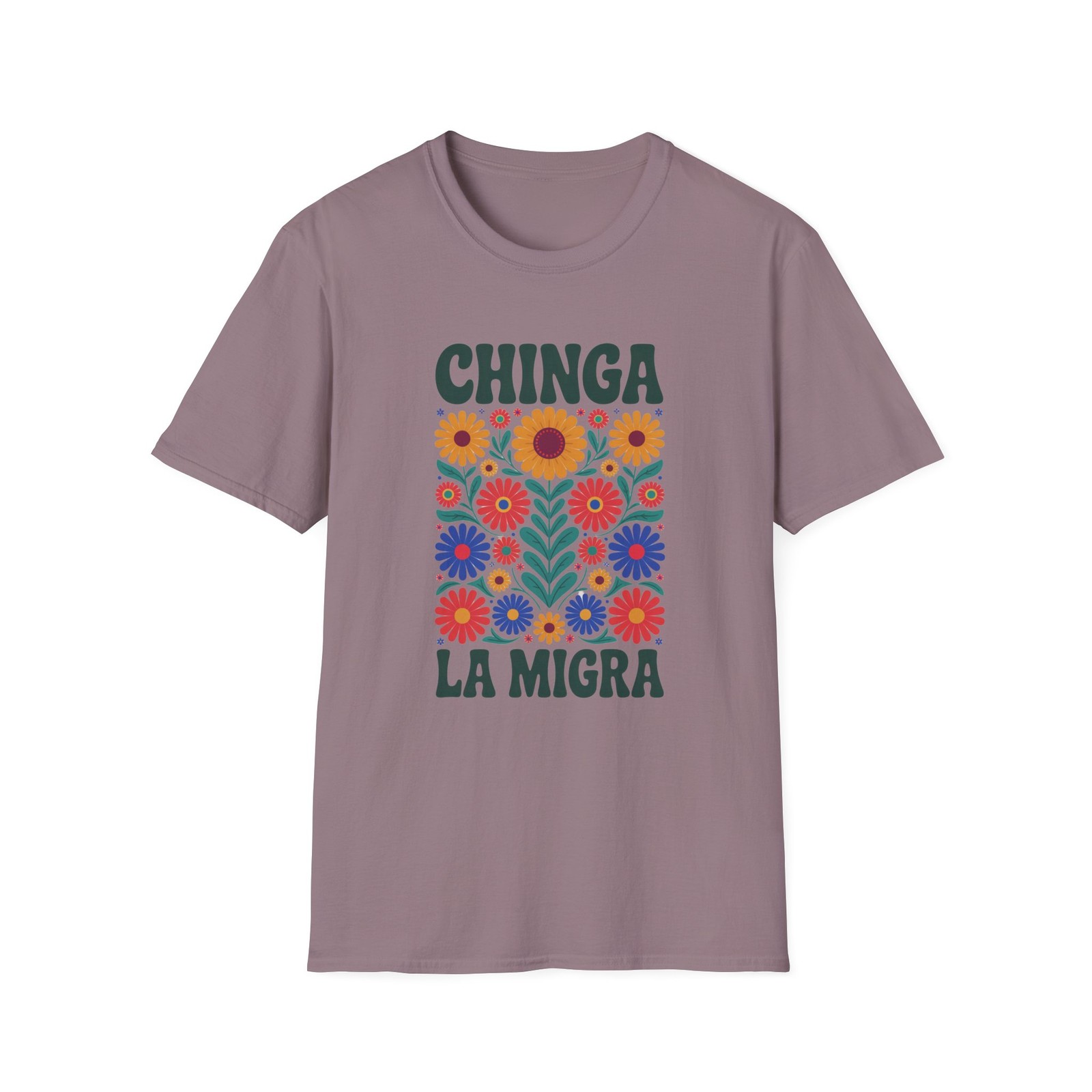 Chinga La Migra protest shirt, Folk Art T-shirt, Anti-Immigration Tee