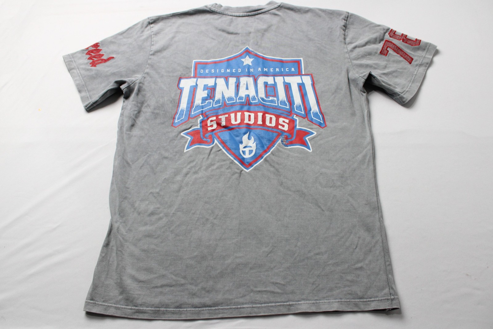 Tenaciti Studios Adult’s Short Sleeve Team USA T-Shirt JL3 Gray Small NWT