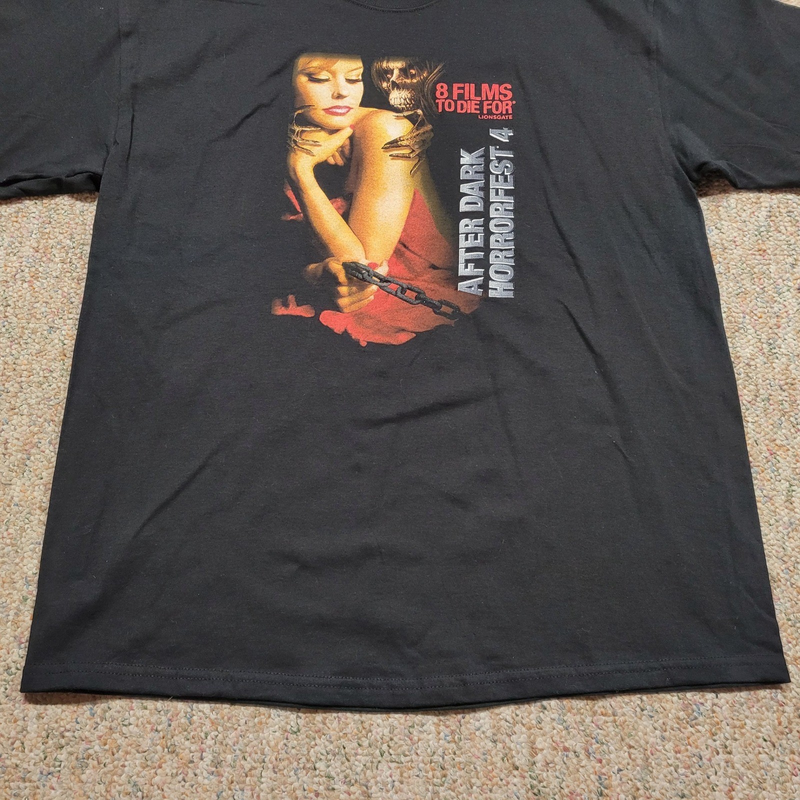 After Dark Horrorfest Shirt XL Lionsgate Horror Fest Shirt Movie Promo USA