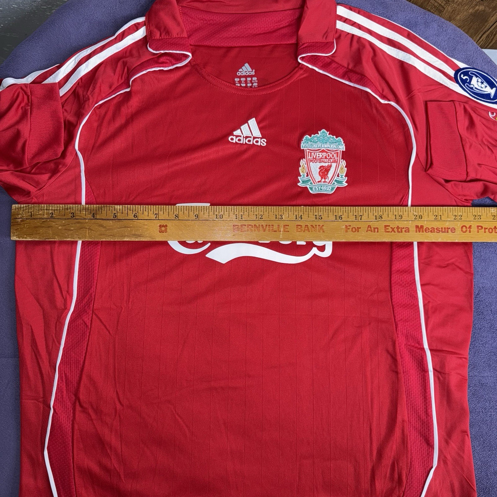 Liverpool FC 2007-08 Home Men’s XL Long Sleeve Soccer Jersey TORRES #9