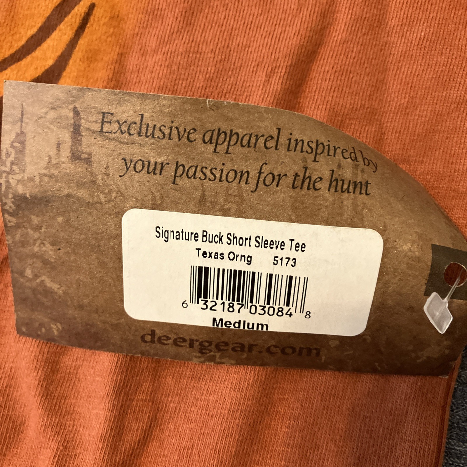 Legendary Whitetails Men’s T-Shirt Size Medium Burnt Orange New