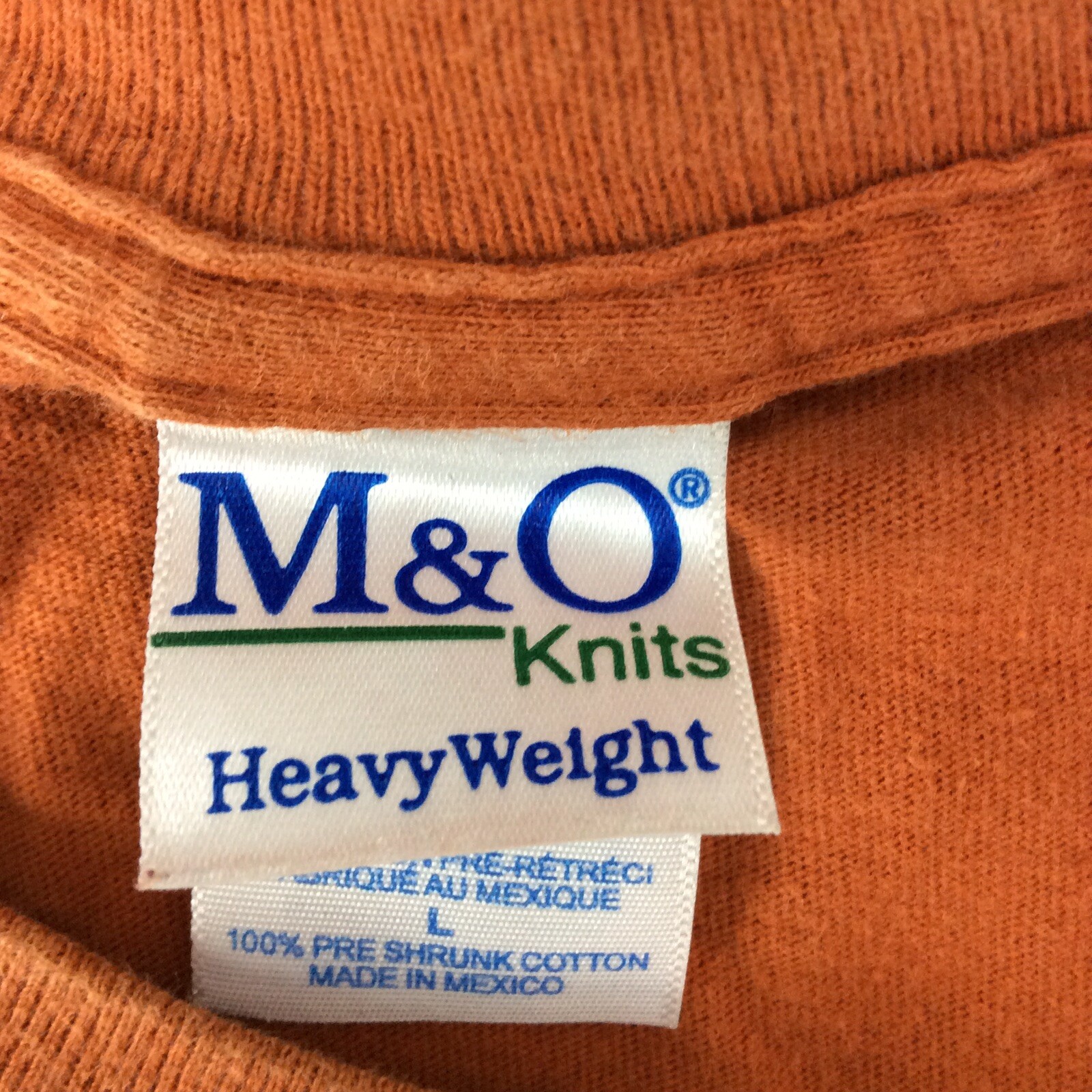 VGT M&Q Knits T-Shirt Men Size Large Burnt Orange Vegetable Are What Food Grapic