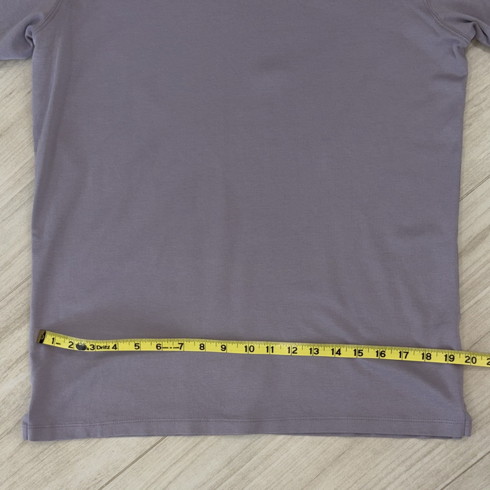 Men’s Robert Barakett Purple Georgia Short Sleeve Pima Cotton T-Shirt Large