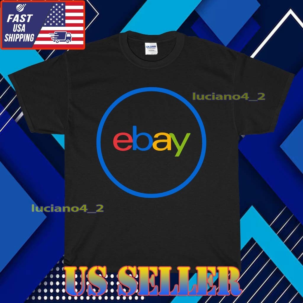 NEW EBAY LOGO T-SHIRT UNISEX FUNNY AMERICAN ALL COLOR VARIANTS SIZE S-5XL