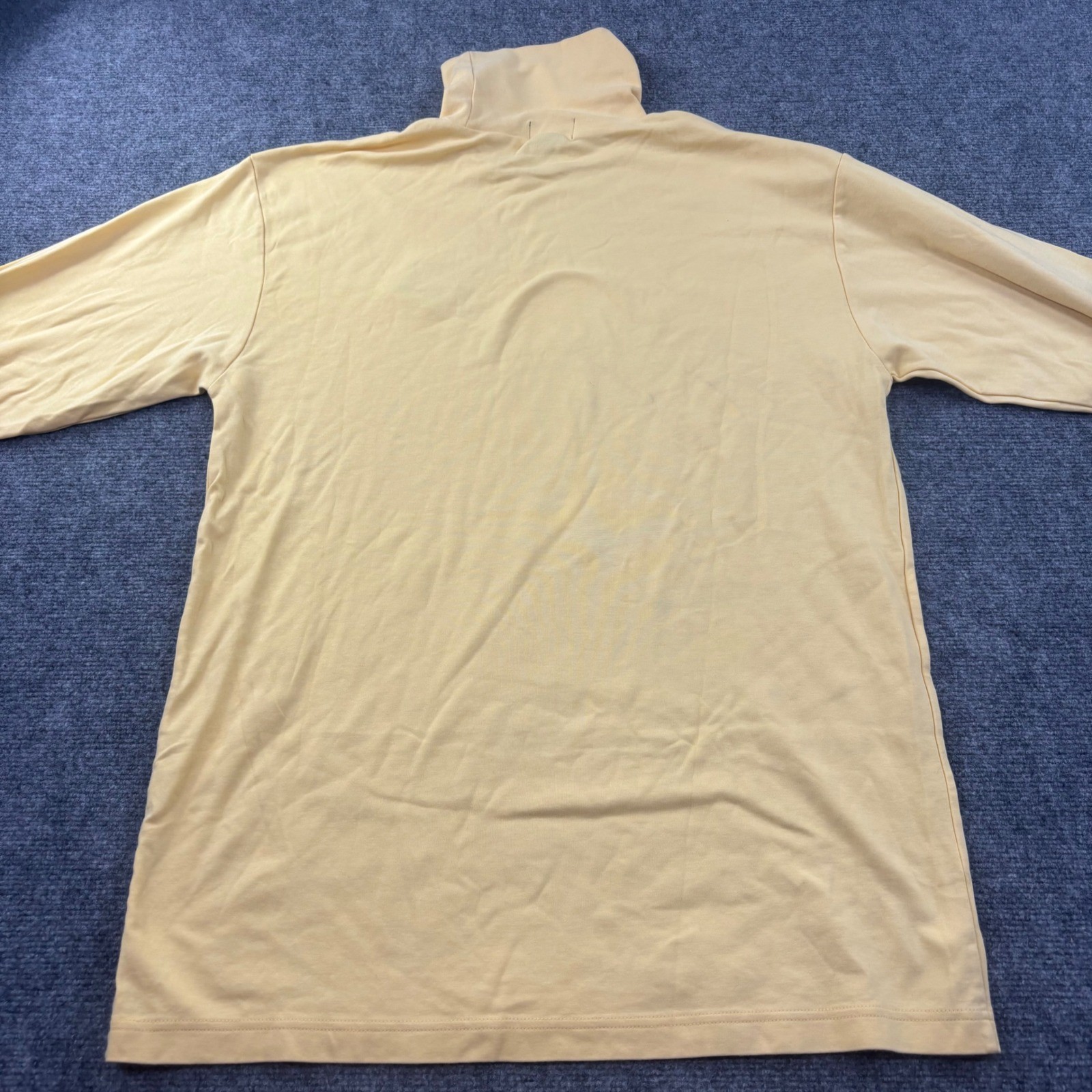 VTG Overton Turtleneck XL Yellow The Olympic Club Embroidered Cotton Mens