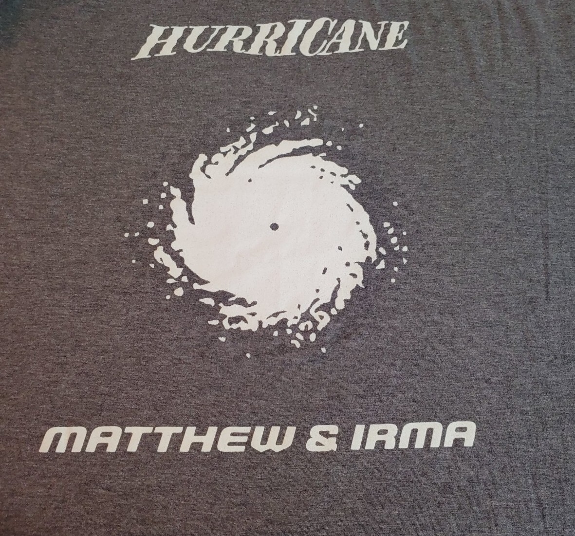 District Made Mens Graphic Tee Gray Size 3XL Short Sleeve Ford Strong Hurricanes