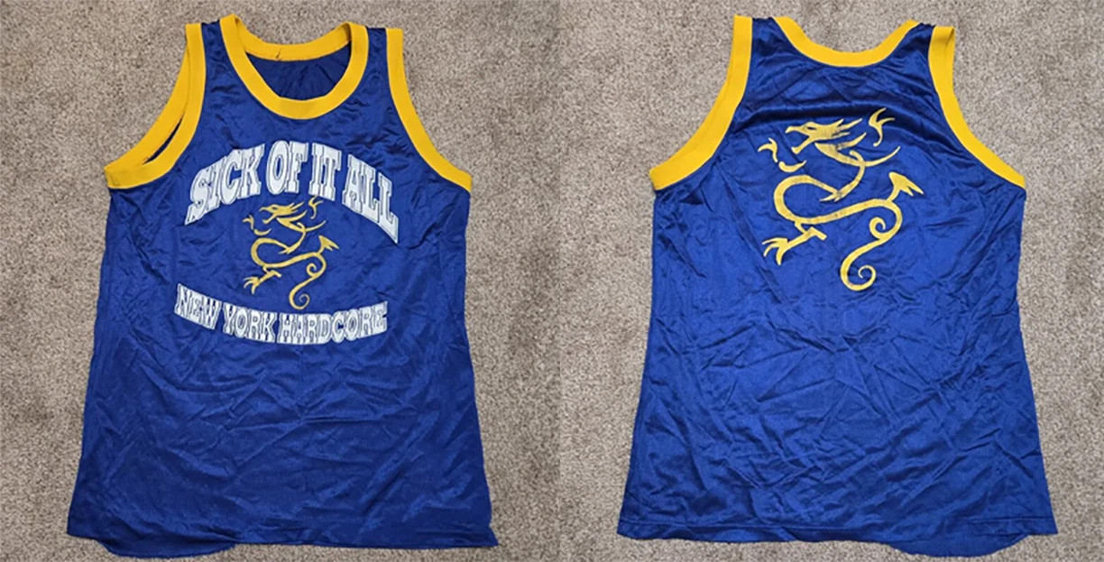 Sick Of It All Band NY hardcore blue BASketball Jersey S to 6XL XZ1537
