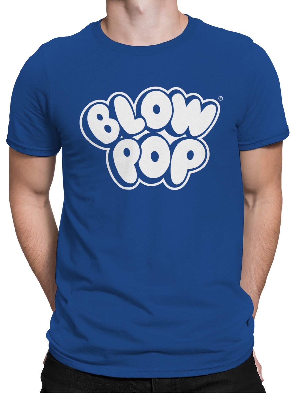 Officially Licensed Blow Pop Blow Pop Classic Logo Men’s T-shirt