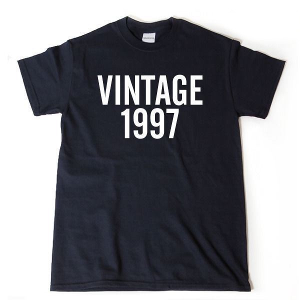 Vintage 1997 T-shirt Funny 20 Birthday Tee Shirt Twentieth Birthday Gift Shirt