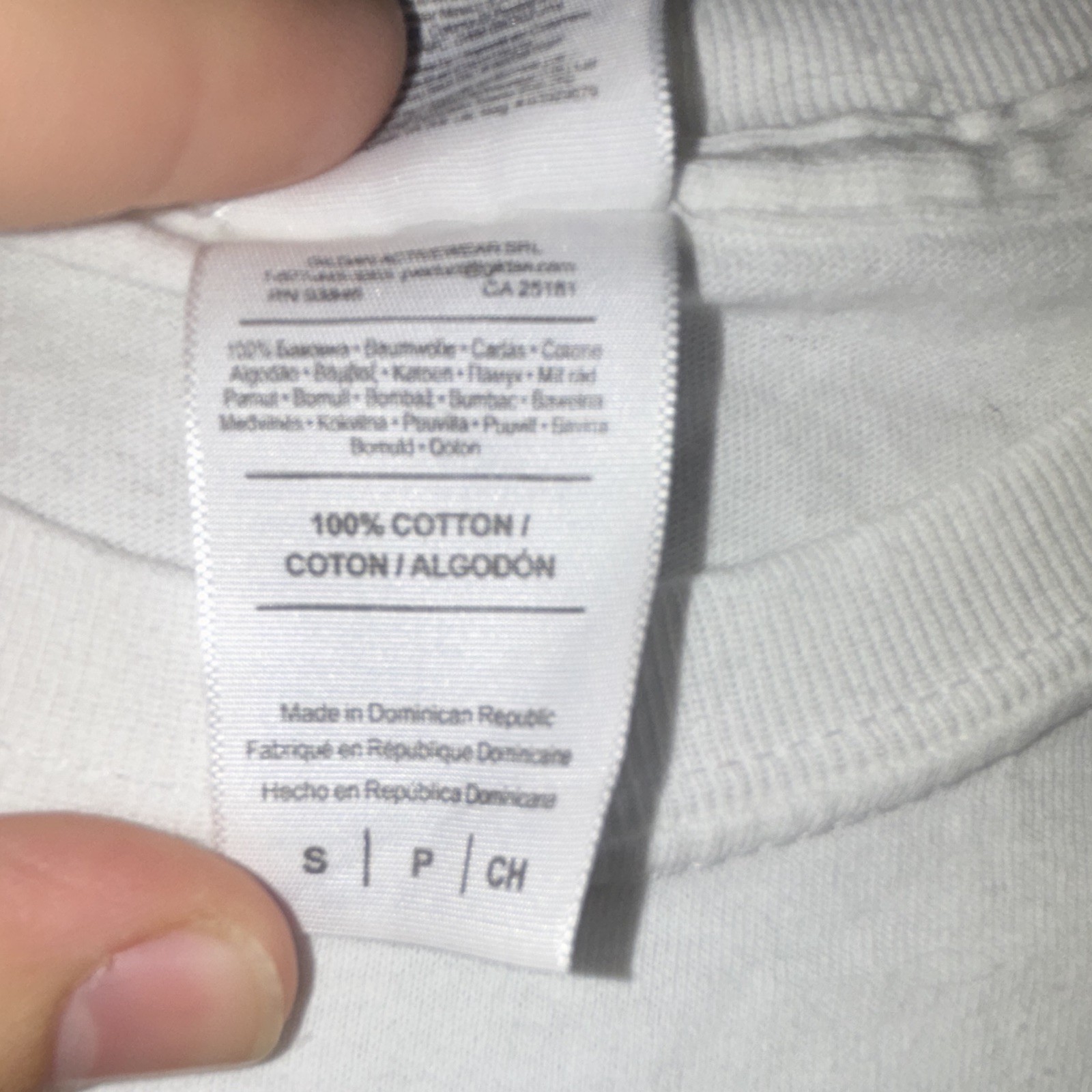 Gildan Ultra Cotton Men’s S White Cotton Thug Mormon Graphic Crew Neck Tee
